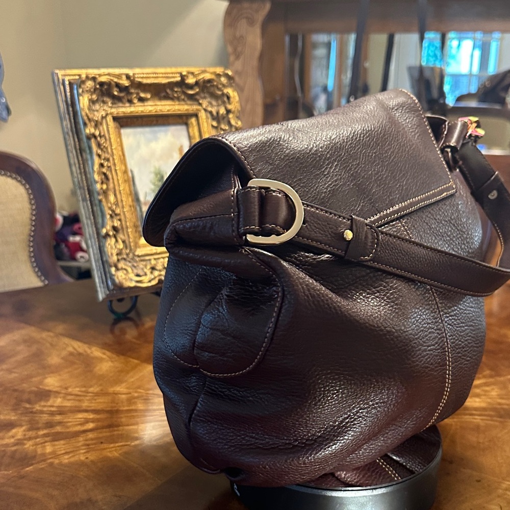 Brown Leather Backpack - Picture 4 of 8